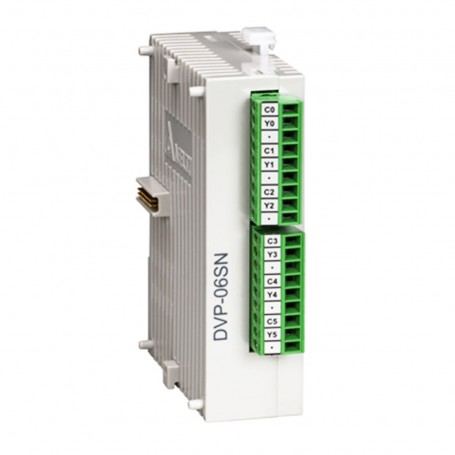 Delta  Compact PLC DVP-S, PROGRAMMABLE LOGIC CTRL 8/0NTC DC 6