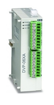Delta  Compact PLC DVP-S, PROGRAMMABLE LOGIC CTRL 8/0N DC 6 [DVP06XA-S2]