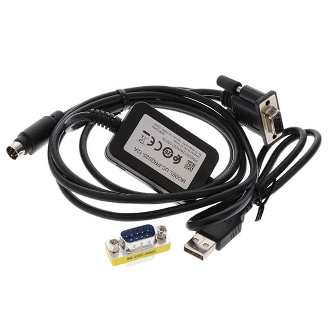 Delta  PLC Accessories Common, PROGRAMMING CABLE DB9 F-F 300 6 [UC-PRG020-12A]