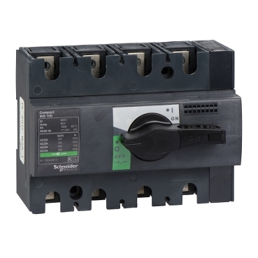 Schneider Breaker switch-disconnector Compact INS100 - 4 poles - 100 A