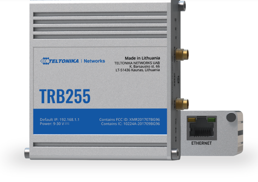 TELTONIKA LTE (Cat M1) / NB-IoT / EGPRS GATEWAY [TRB255]
