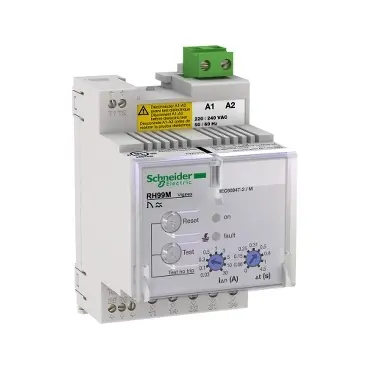 Schneider Earth-leakage relay RH99M with automatic reset - 0.03..30 A - 0..4.5 s - 240 V [56193]