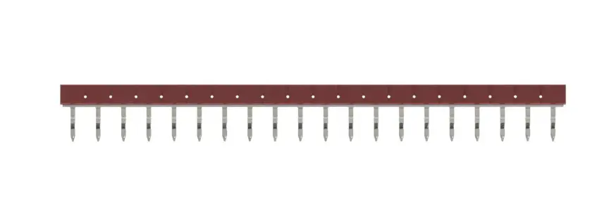 Omron Accessory for GRV-ST/G3RV-ST, Cross bar, 20 poles, Red Color, easy to cut for customized length [PYDN-6.2ST-200R]