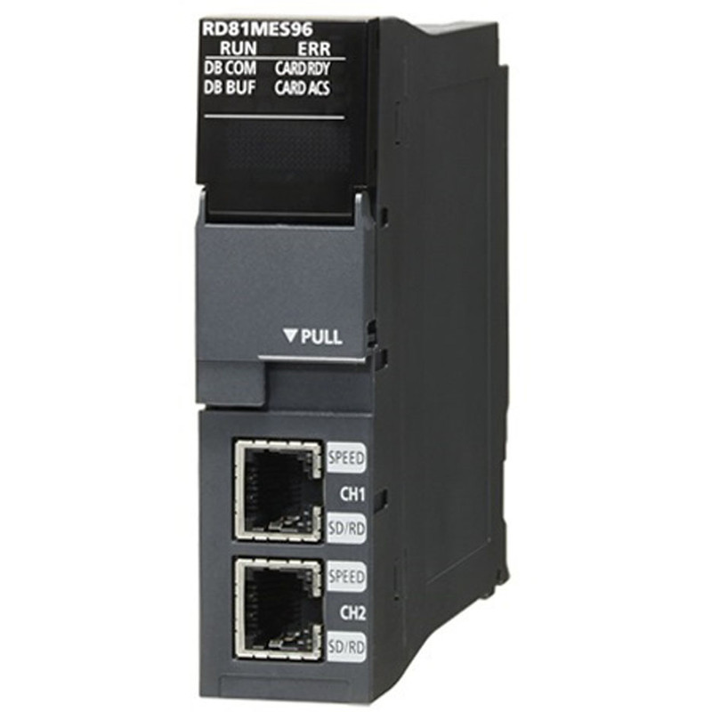 Mitsubishi PLC MES Interface module; iQ-R Series; Eth. 1000BASE-T/100BASE-TX/10BASE-T; SD