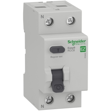 Schneider  Easy9 Residual Current Circuit Breaker - 2P - 25A - 100mA - AC type - 240V