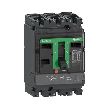 Schneider Circuit breaker basic frame, ComPacT NSX250F, 36kA at 415VAC 50/60 Hz, 250A, without trip unit, 3 poles