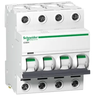 Schneider Acti9 iC60H 4P 50A C Miniature Circuit breaker [A9F54450] 