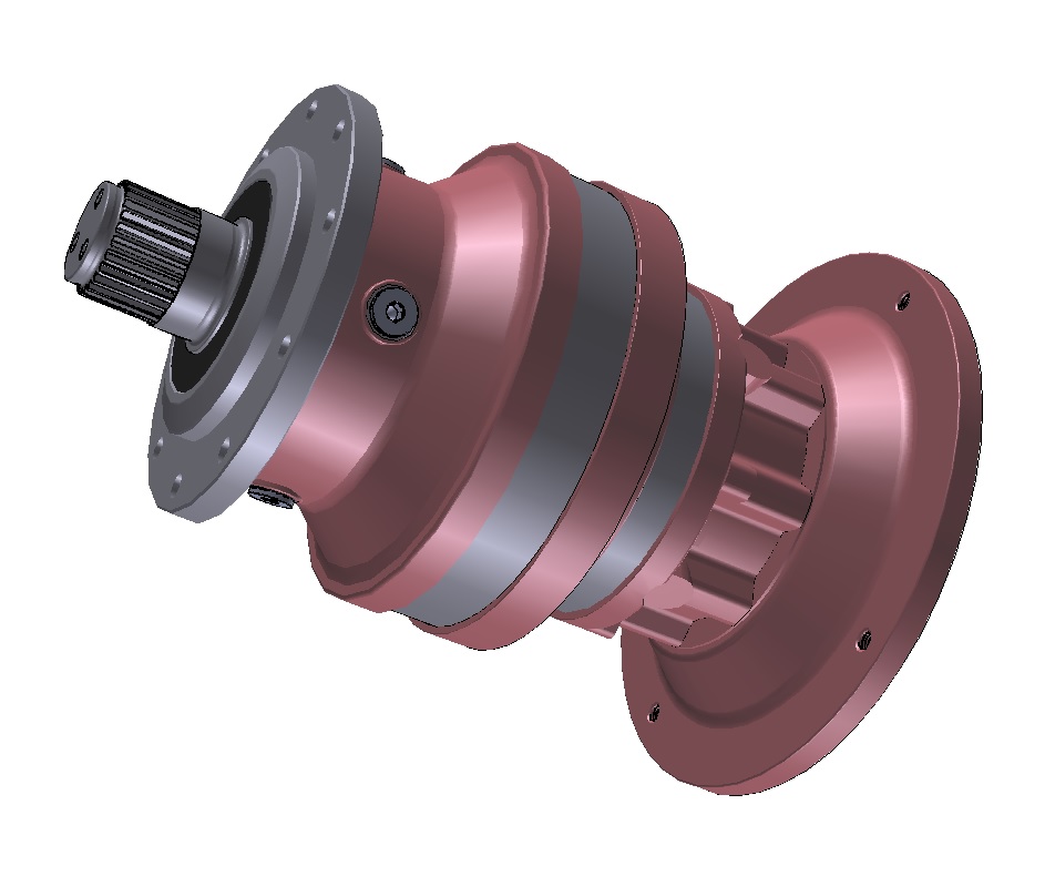 STM SPA(Italy) 2230038721 Planetary Gearbox, EX 203 PN1 , Ratio: 77.48, input PAM 100B5