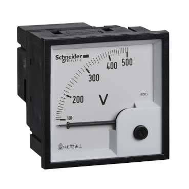 Schneider Meter VLT_ analog voltmeter VLT - 72 x 72 mm - 0.500 V_ [16005]