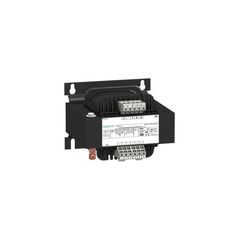 Schneider Transformer Phaseo ABT7, ABL6_ voltage transformer - 230..400 V - 2 x 115 V - 1.6 KVA_ [ABT7PDU160G]