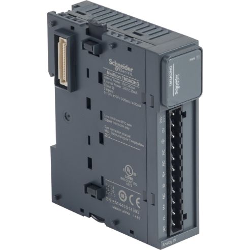 Schneider PLC Modicon TM3_ module TM3 - 2 analog inputs high resolution spring_ [TM3AI2HG]