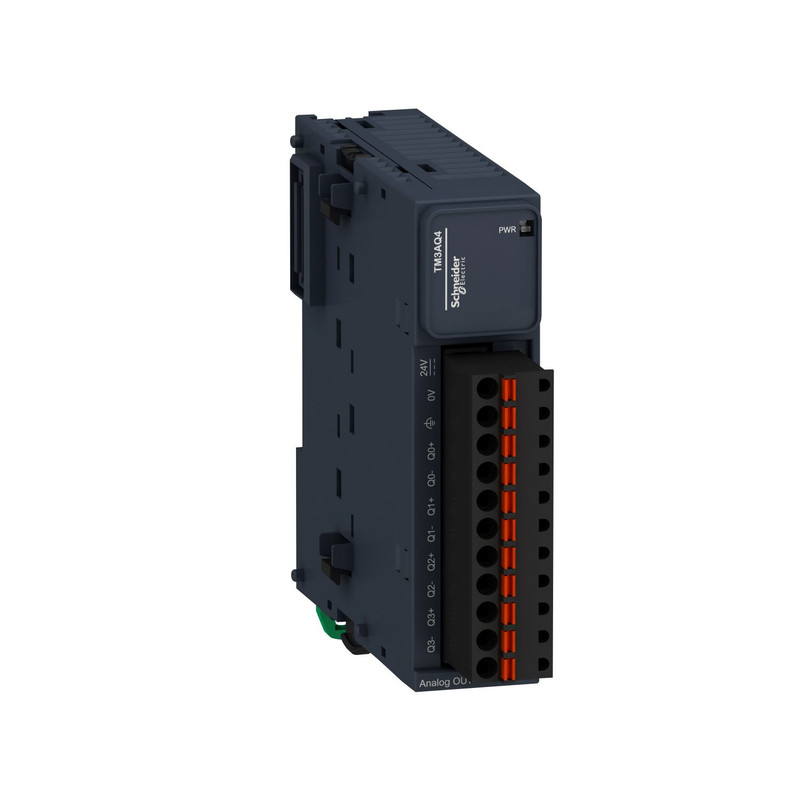 Schneider PLC Modicon TM3_ module TM3 - 4 analog outputs spring_ [TM3AQ4G]