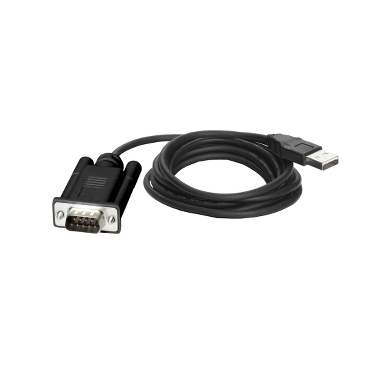 Schneider PLC Zelio Logic_ adaptator for PC USB port link - cable length 1.8 m - 1 male connector_ [SR2CBL06]