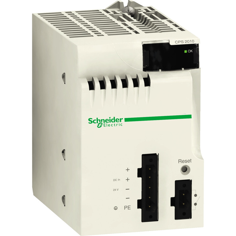 Schneider PLC Modicon M340_ power supply module X80 - 24 V DC - 16.8 W_ [BMXCPS2010]