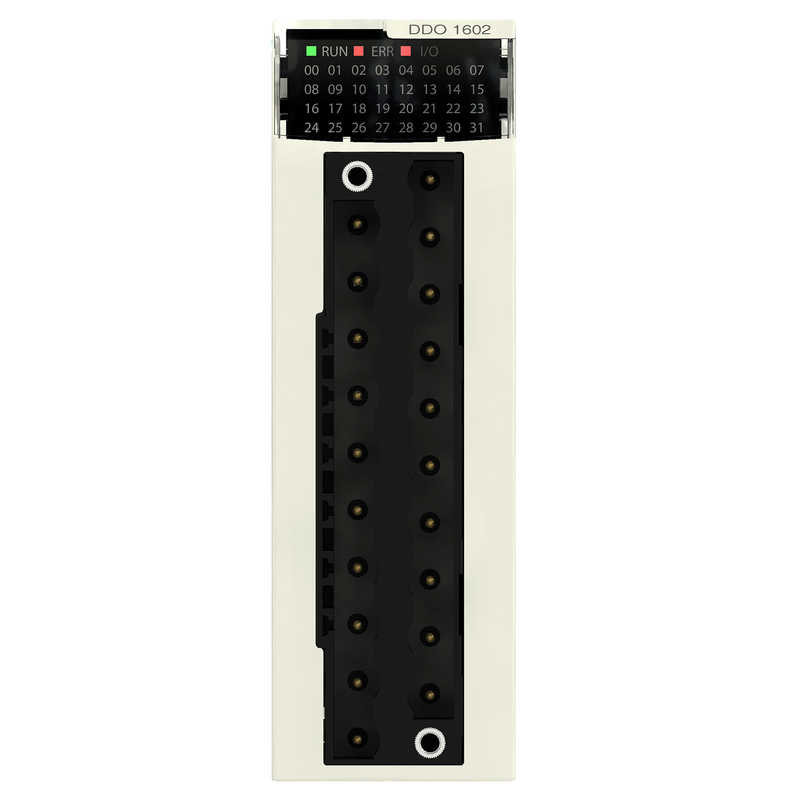 Schneider PLC Modicon M340_ discrete output module X80 - 16 O - solid state - 24 V DC - severe_ [BMXDDO1602H]