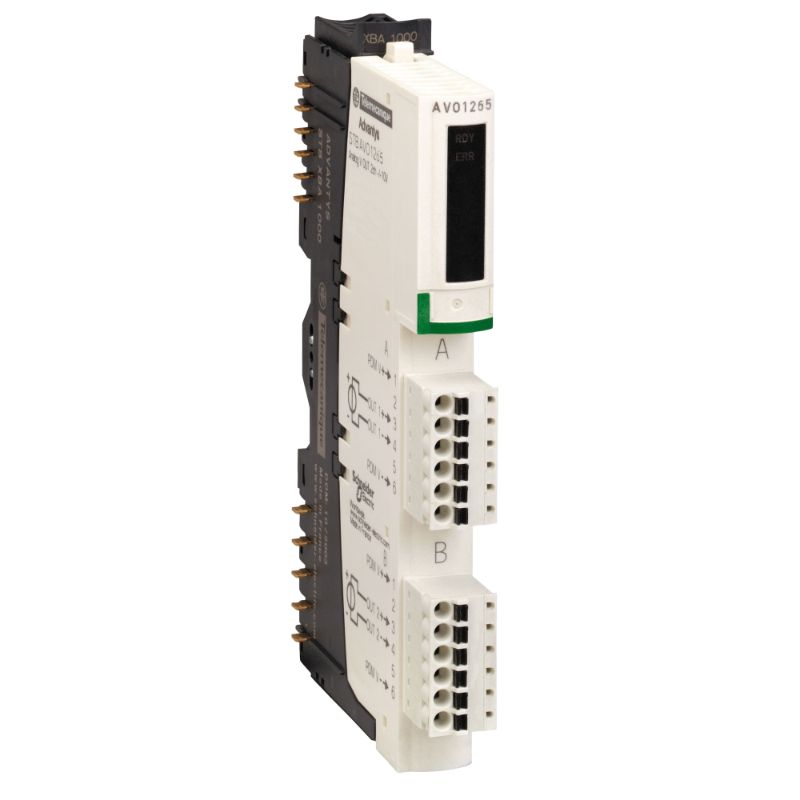 Schneider PLC Modicon STB_ basic analog output kit STB - +/- 10 V - 2 O - 9 bits + sign_ [STBAVO1265K]