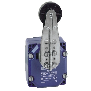 Schneider Sensors OsiSense XC Special_ Limit switch, Limit switches XC Standard, XCR, thermoplastic spring return roller lever large, 2X(1NC+NO)_ [XCRA15]