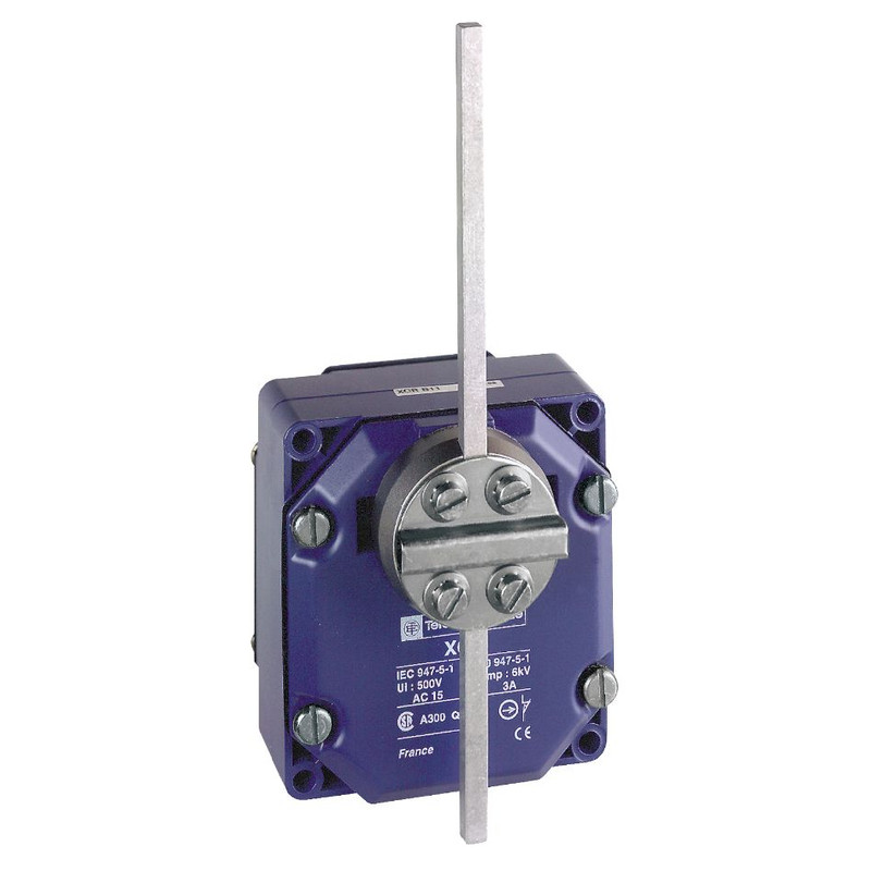 Schneider Sensors OsiSense XC Special_ Limit switch, Limit switches XC Standard, XCR, metal spring return rod lever square rod 6 mm, 2X(1NC+NO)_ [XCRB11]