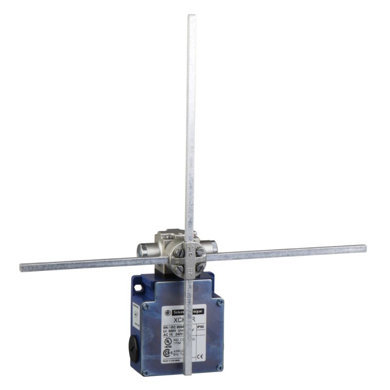 Schneider Sensors OsiSense XC Standard_ Limit switch, Limit switches XC Standard, XCKM, thermoplastic roller lever, 1NC+1 NO, snap action_ [XCKMR1656363]
