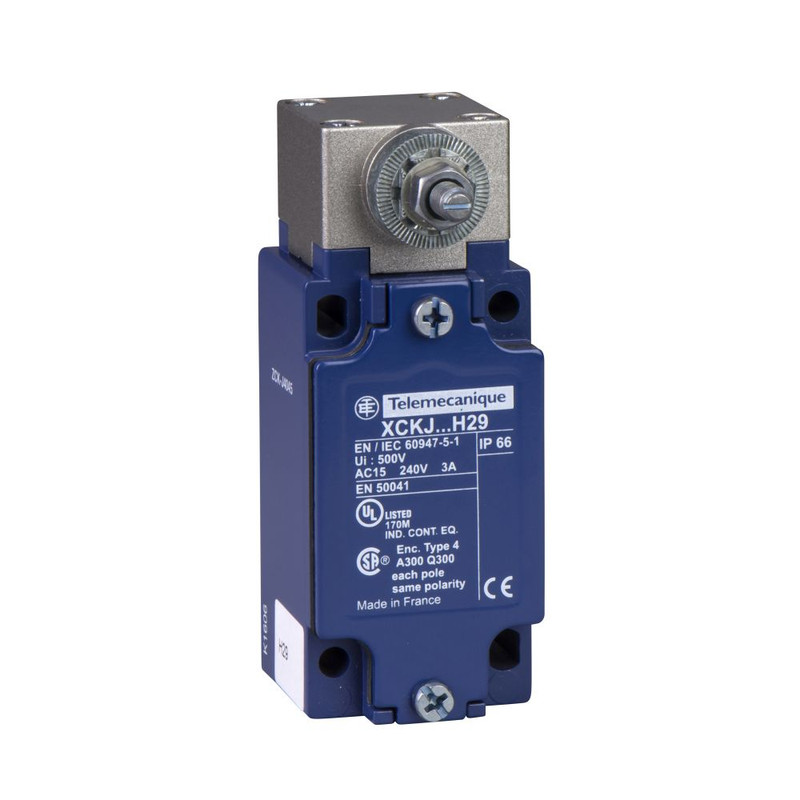 Schneider Sensors OsiSense XC Standard_ limit switch body ZCKJ - rotary head w/o lever - fixed - 2C/O - snap - 1/2"NPT_ [ZCKJ4045H7]