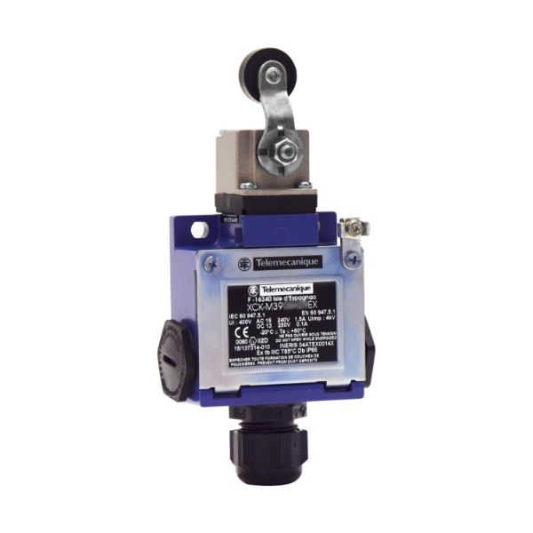 Schneider Sensors Osiswitch - ATEX D_ Limit switch, Limit switches XC Standard, XCKM, roller lever, 2NC + NO, ATEX/IECEx_ [XCKM3915H29EX]