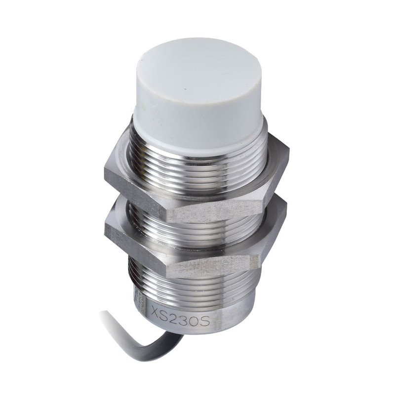 Schneider Sensors Osisense XS & XT_ Inductive proximity sensors XS, inductive sensor XS2 M30, L63mm, stainless, Sn22mm, 12...24 VDC, cable 5 m_ [XS230SAPAL5]