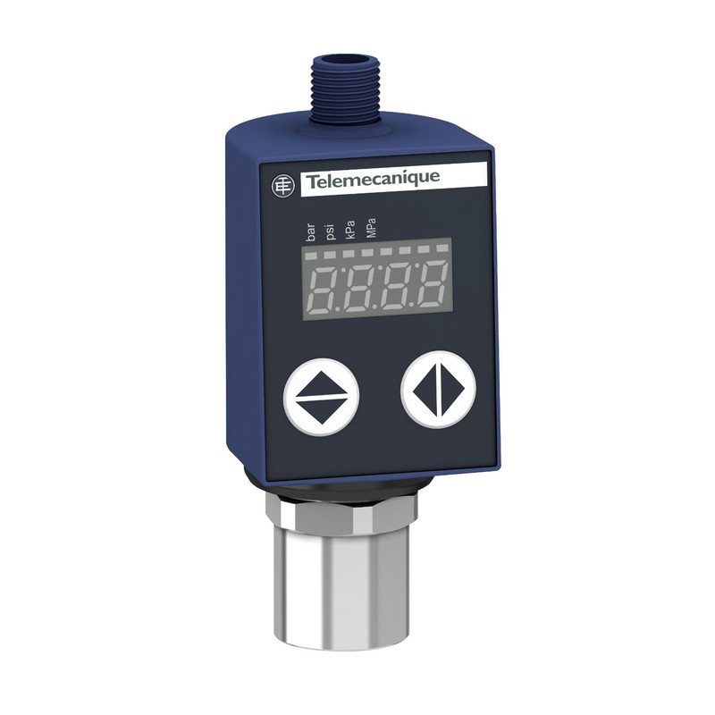 Schneider Sensors OsiSense XM_ Pressure sensors XMLR 10bar - 1/4" 18 NPT - 24VDC - 4..20 mA - M12_ [XMLR010G0T26]