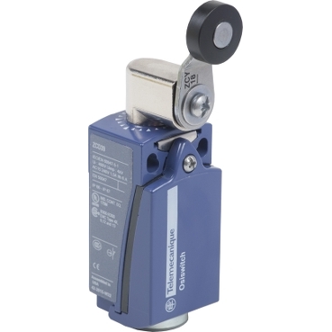 Schneider Sensors OsiSense XC Standard_ Limit switch, Limit switches XC Standard, XCKD, thermoplastic roller lever, 1NC+1 NO, snap, M16_ [XCKD2118P16]