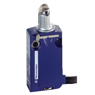 Schneider Sensors OsiSense XC Standard_ Limit switch, Limit switches XC Standard, XCMD, steel roller plunger, 1NC+1 NO, snap, 1 m_ [XCMD2102L1]