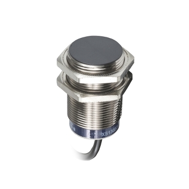 Schneider Sensors Osisense XS & XT_ Inductive proximity sensors XS, inductive sensor XS5 M30, L62mm, brass, Sn10mm, 12...48 VDC, cable 2 m_ [XS530B1DAL2]