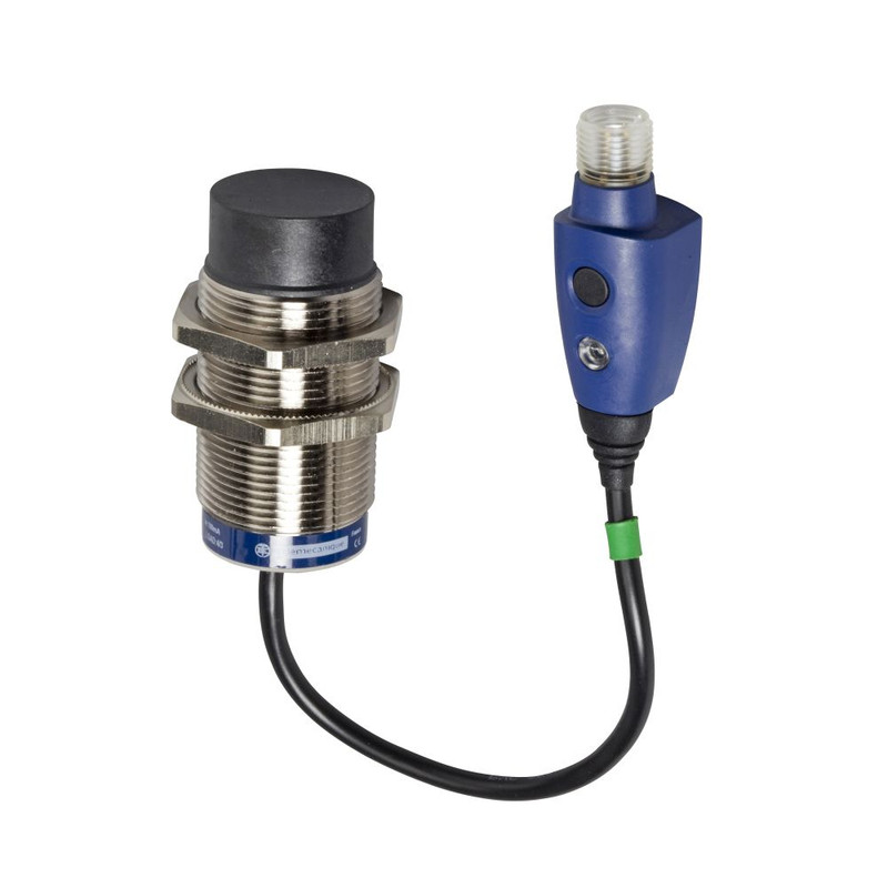 Schneider Sensors Osisense XS & XT_ inductive sensor XS6 M30 - L63mm - brass - Sn18mm - 12..24VDC - M12 0.15m_ [XS630B2PAL01M12]