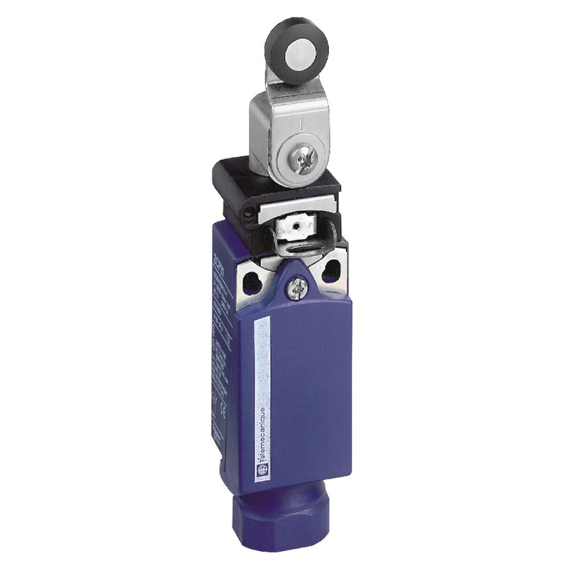 Schneider Sensors OsiSense XC Standard_ Limit switch, Limit switches XC Standard, XCPR, thermoplastic roller lever, 1NC+1 NO, slow, 1/2NPT_ [XCPR2518N12]