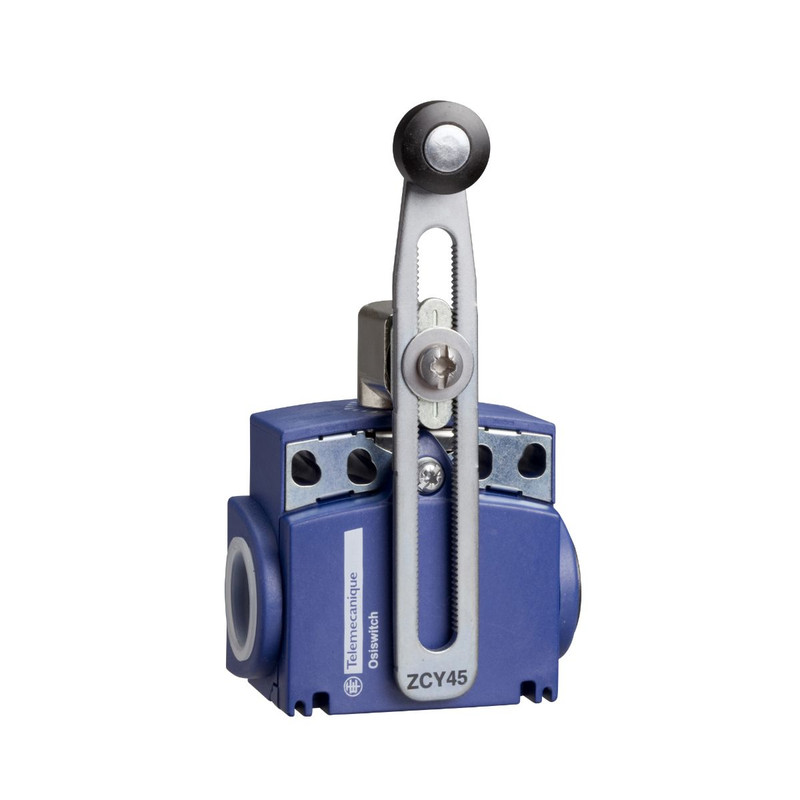Schneider Sensors OsiSense XC Standard_ Limit switch, Limit switches XC Standard, XCKT, thermoplastic plastic roller lever var.length, 1NC+1 NO, snap, M16_ [XCKT2145P16]