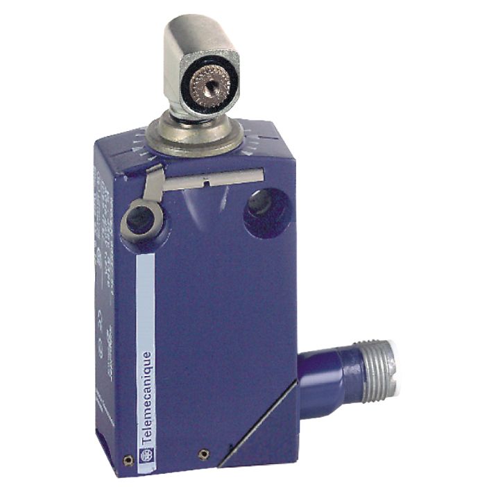 Schneider Sensors OsiSense XC Standard_ limit switch XCMD - with rotary head W/O operating lever - 1NC+1NO - snap - M12_ [XCMD2101C12]