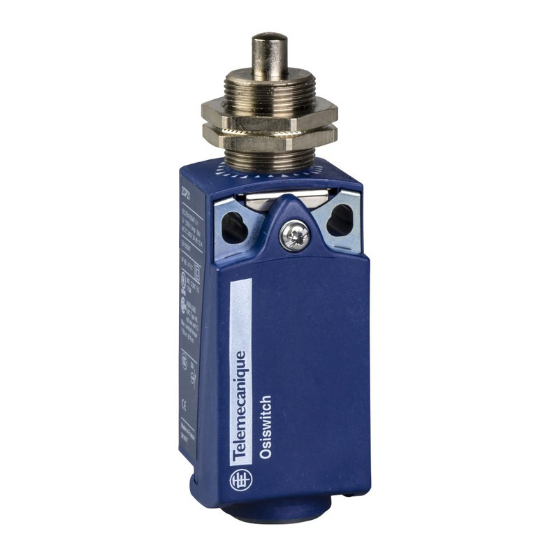 Schneider Sensors OsiSense XC Standard_ Limit switch, Limit switches XC Standard, XCKP, M18 metal end plunger, 1NC+1 NO, snap, M16_ [XCKP21H0P16]