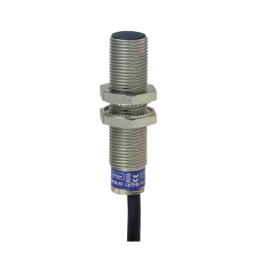 Schneider Sensors Osisense XS & XT_ Inductive proximity sensors XS, inductive sensor XS6 M12, L54mm, brass, Sn4mm, 24...240VAC/DC, cable 2 m_ [XS612B1MBL2]