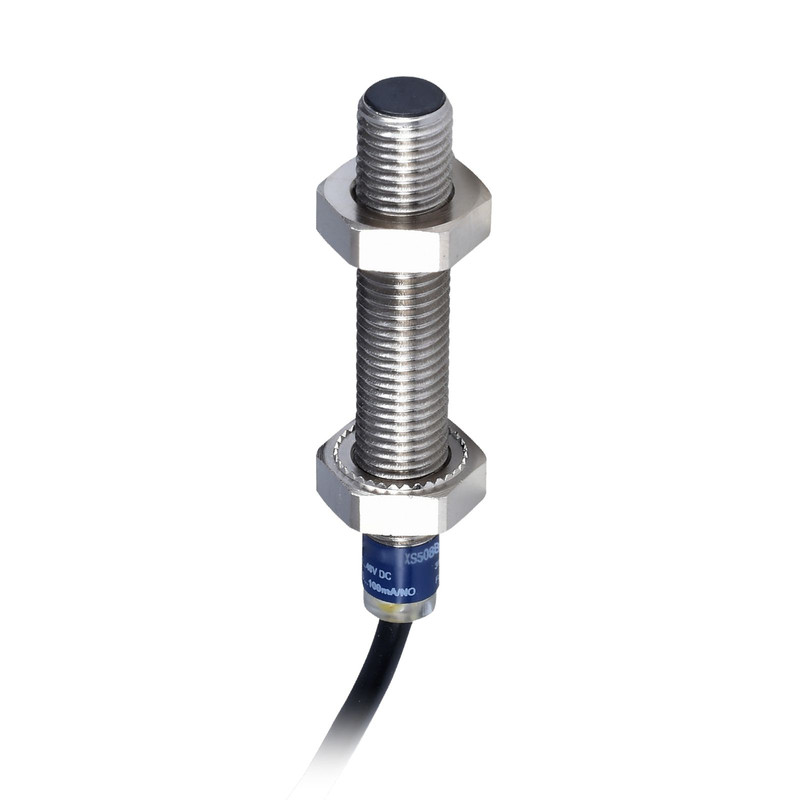 Schneider Sensors Osisense XS & XT_ Inductive proximity sensors XS, inductive sensor XS5 M8, L33mm, stainless, Sn1.5 mm, 12...24 VDC, cable 5 m_ [XS508B1PAL5]