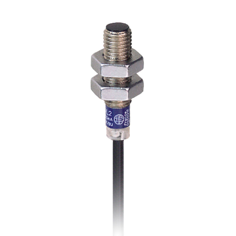 Schneider Sensors Osisense XS & XT_ Inductive proximity sensors XS, inductive sensor XS6 M8, L51mm, stainless, Sn2.5 mm, 12...48 VDC, cable 5 m_ [XS608B1PAL5]