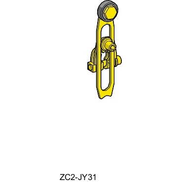 Schneider Sensors OsiSense XC Special_ limit switch lever ZC2JY - th.plastic roller lever var. length - -40..70°C_ [ZC2JY31]