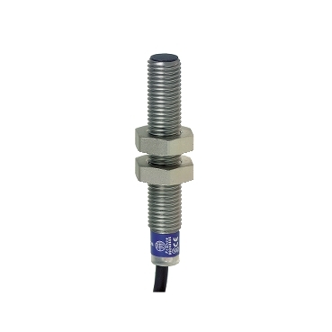 Schneider Sensors Osisense XS & XT_ Inductive proximity sensors XS, inductive sensor XS1 M8, L50mm, stainless, Sn1.5 mm, 12...24 VDC, cable 2 m_ [XS1M08PC410]