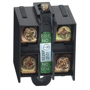Schneider Sensors OsiSense XC Standard_ Limit switch contact block, Limit switches XC Standard, 2 NO, slow break, simultaneous_ [XE2NP2131]