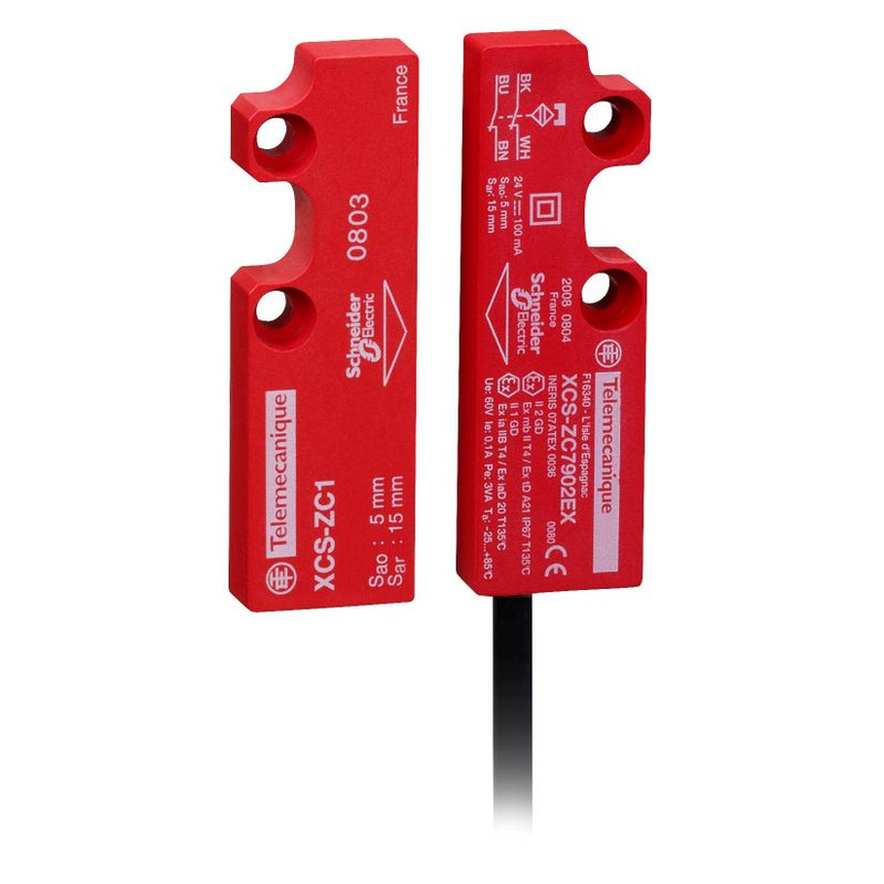 Schneider Signaling Preventa XCS ATEX D_ coded magnetic switch XCSDMC - ATEX - 1 NC+1 NO, staggered - cable 10 m_ [XCSDMC59010EX]
