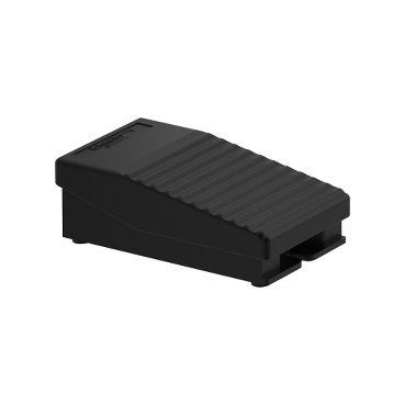 Schneider Signaling Preventa XPE_ single foot switch - IP43 - without cover - plastic - black - 1 NC + 1 NO_ [XPEA110]