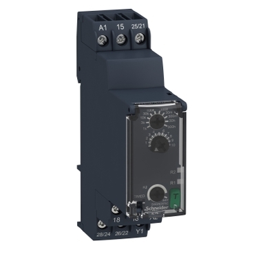 Schneider Signaling Zelio Time_ On and Off-delay Timing Relay - 0.05s…300h - 24…240V AC/DC - 2C/O_ [RE22R2ACMR]