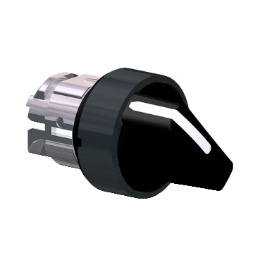 Schneider Signaling Harmony XB4_ black selector switch head Ø22 2-position stay put_ [ZB4BD27]