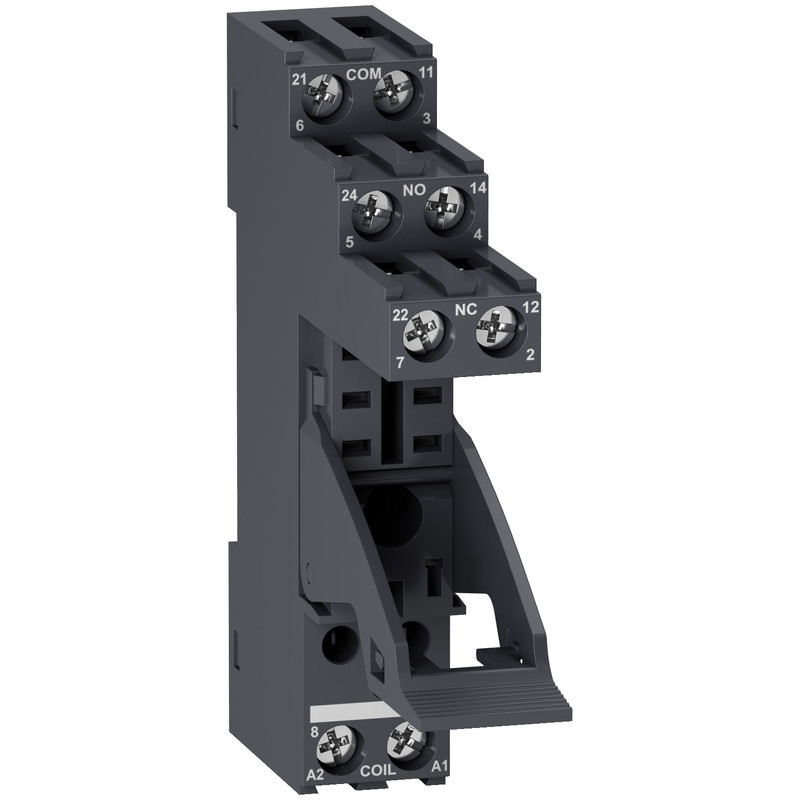 Schneider Signaling Zelio_ socket RGZ - separate contact -5 A - 250 V - Screw connector_ [RGZE1S48M]