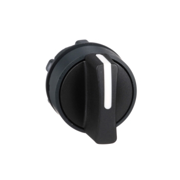 Schneider Signaling Harmony XB5_ black selector switch head Ø22 3-position stay put_ [ZB5AD3]