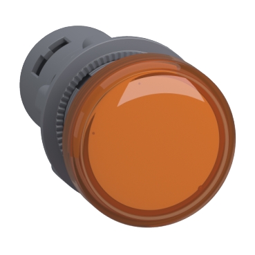 Schneider Signaling Harmony Easy XA2E_ Pilot light, plastic, amber, Ø 22 mm, with integral LED, 24 V AC/DC_ [XA2EVB5LC]