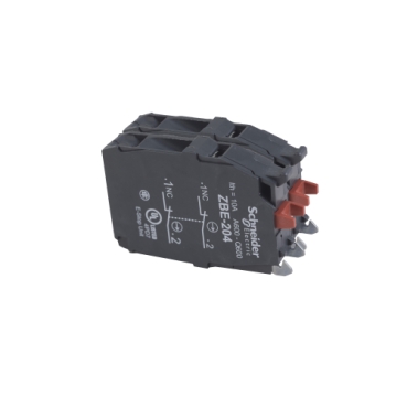 Schneider Signaling Harmony XB4_ double contact block's for head Ø22 2NC screw clamp terminal_ [ZBE204]