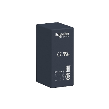 Schneider Signaling Zelio Relay_ Harmony, Interface plug-in relay, 8 A, 2 CO, 220 V AC_ [RSB2A080M7]